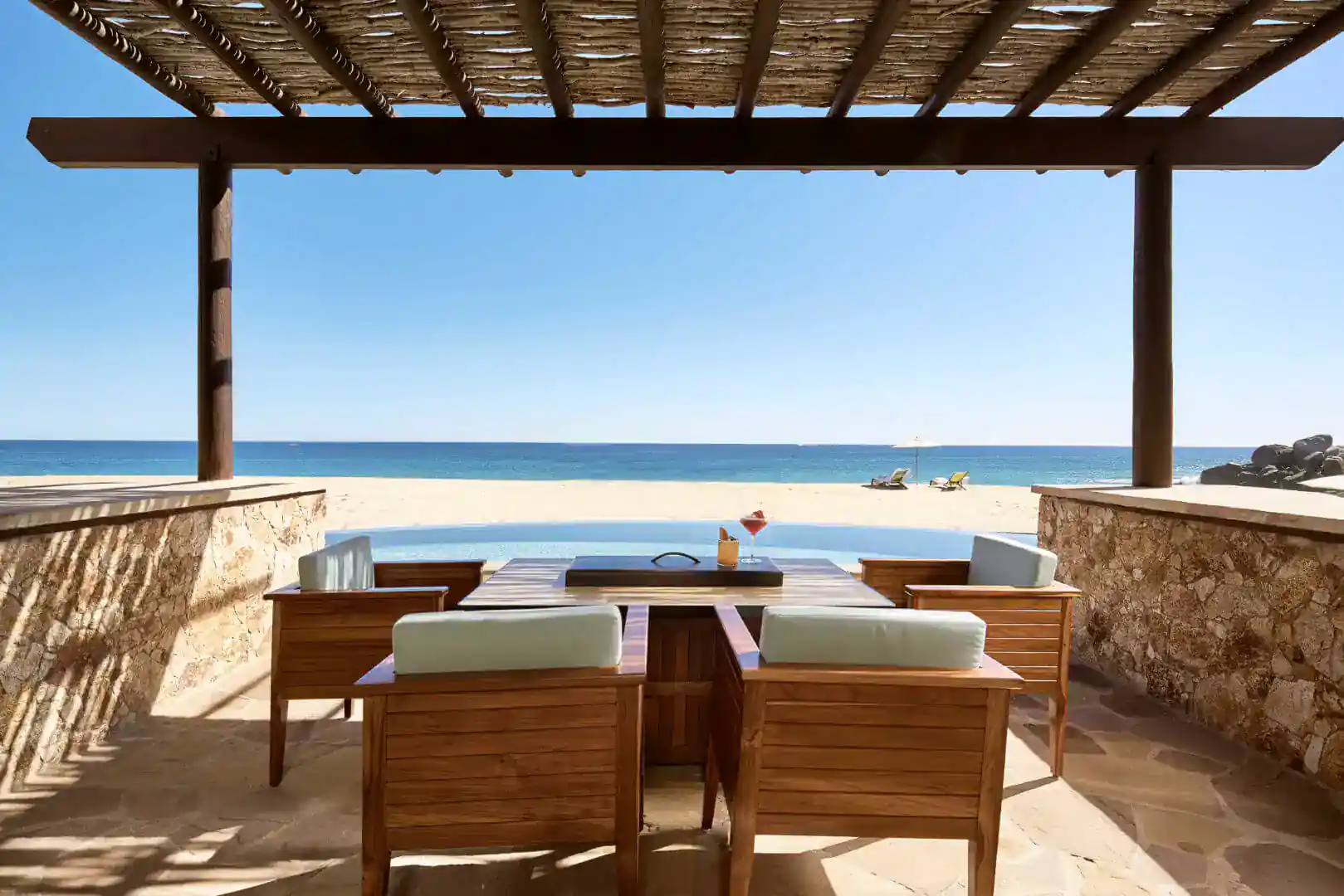 Two bedroom beeach front suite terrace plunge pool and beach the resort at pedregal e1635447430597