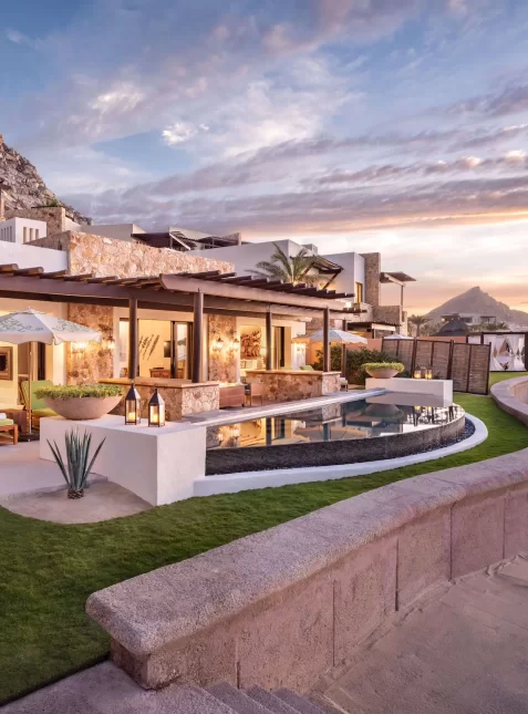 Two-bedroom beachfront suite at waldorf astoria los cabos pedregal, offering expansive ocean views, luxurious amenities, and private butler service.