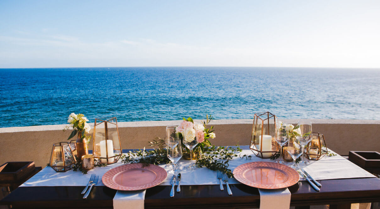 Rooftop romantic dinner 1